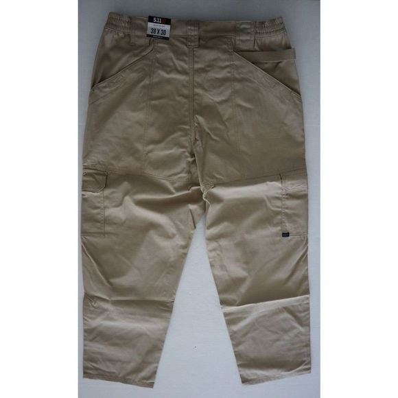 5.11+ Pro Tactical Pants 74273 Men's Sz 38x30 Khaki Relaxed Fit - Picture 2 of 6